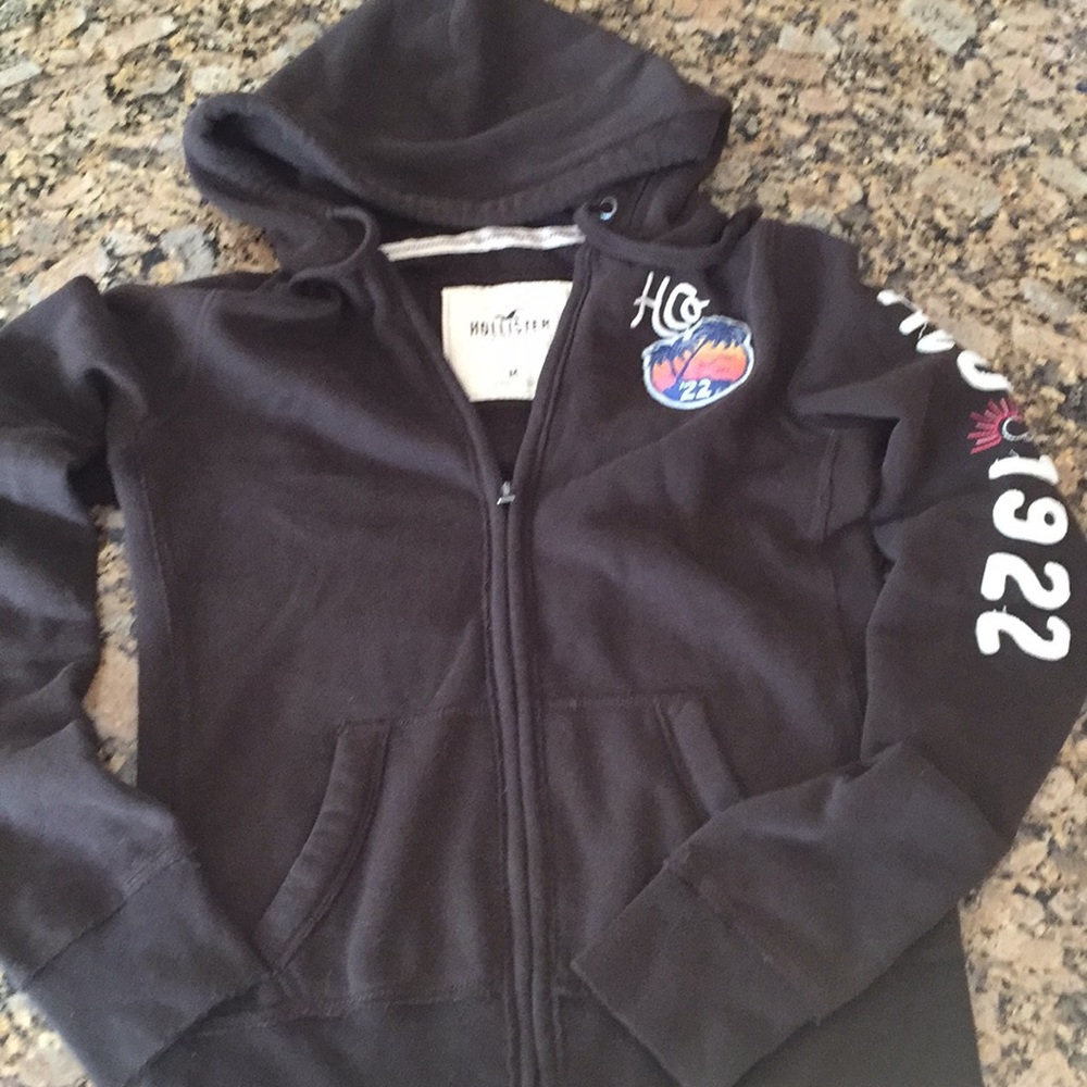 Hollister Full Zip Brown Hoodie